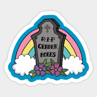 RIP Gender Roles Sticker